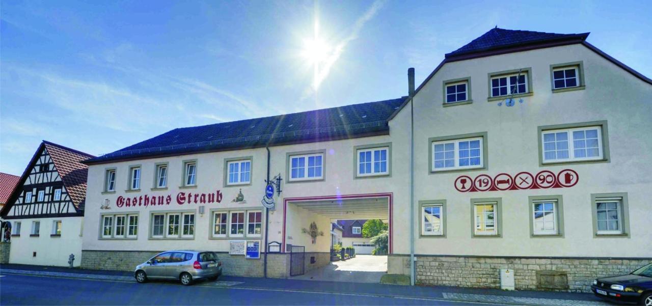 Gasthaus Straub Grettstadt ภายนอก รูปภาพ